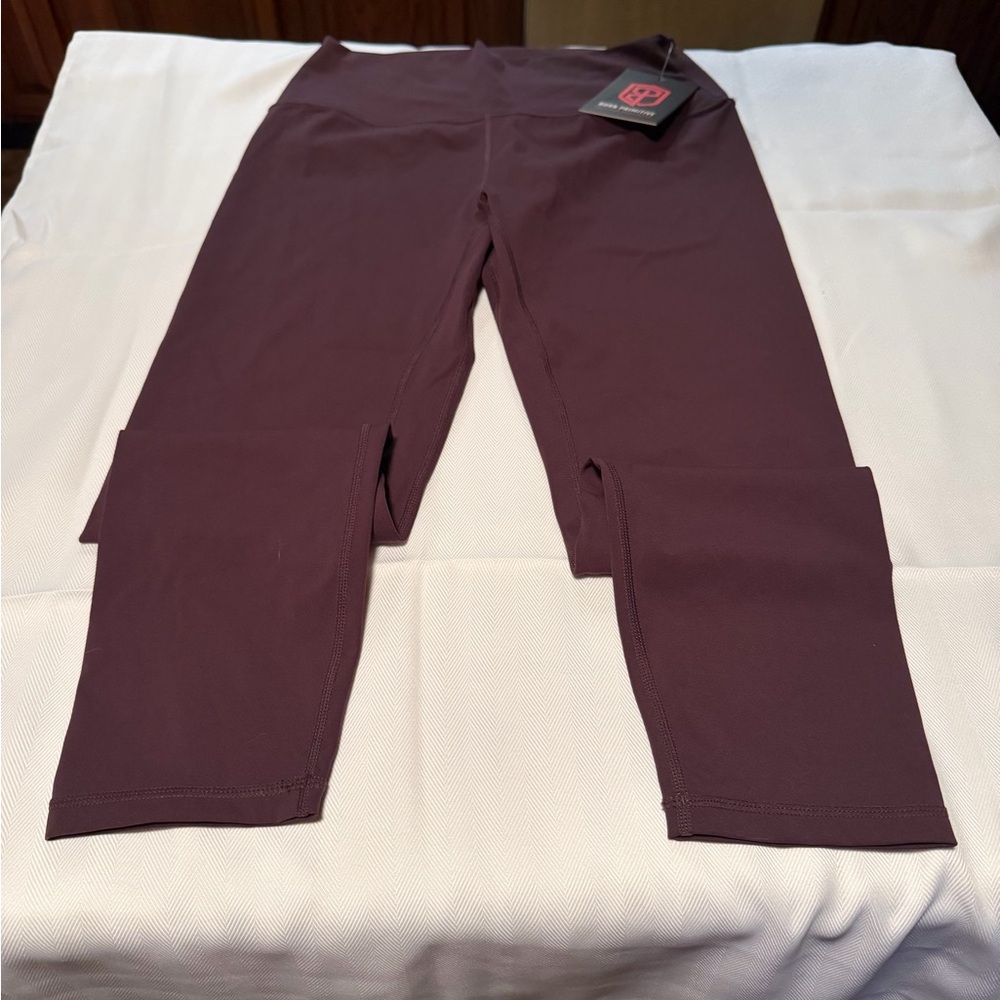 Born Primitive Deep Plum High-Waist Leggings